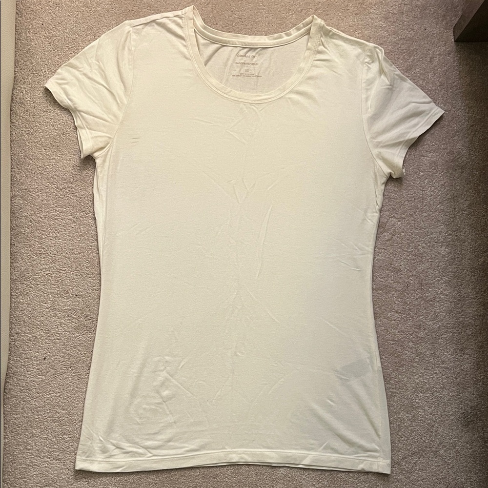 Banana Republic Super Soft Modal Cotton Mix Short Sleeve Timeless Tee